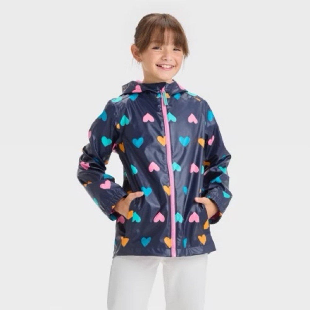 Cat & Jack Raincoat Jacket Size XS (4/5)